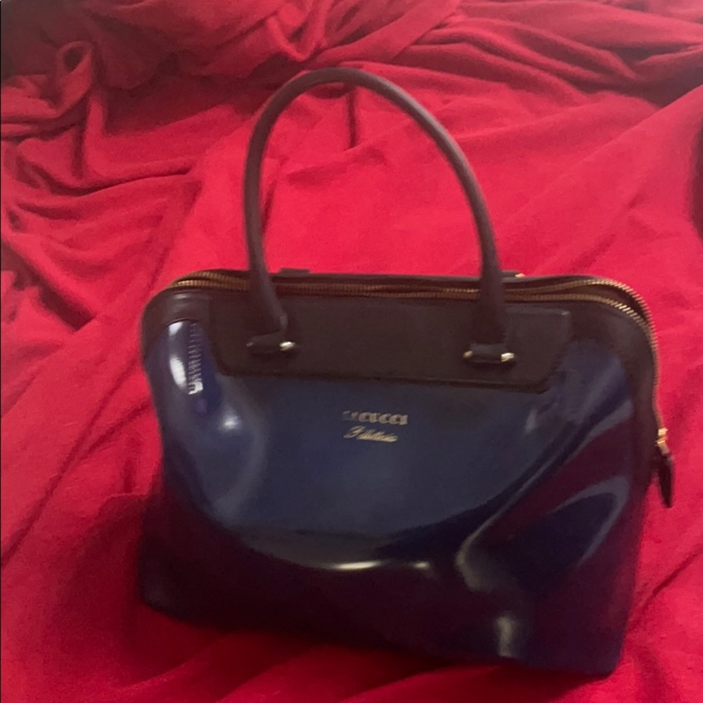 Blue Iacucci handbag (only used twice) like new